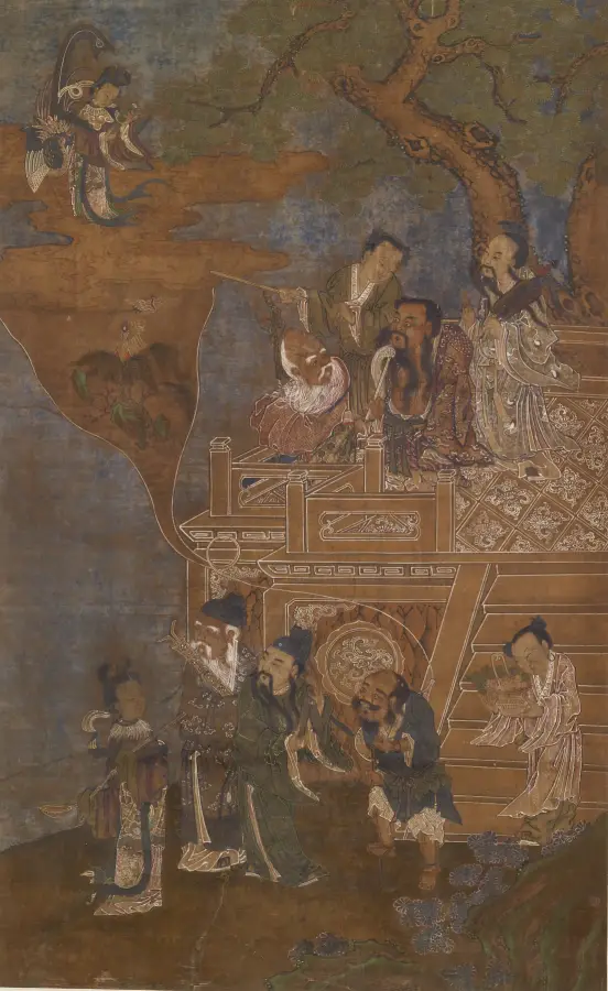 The Eight Immortals, anonymous Chinese painting